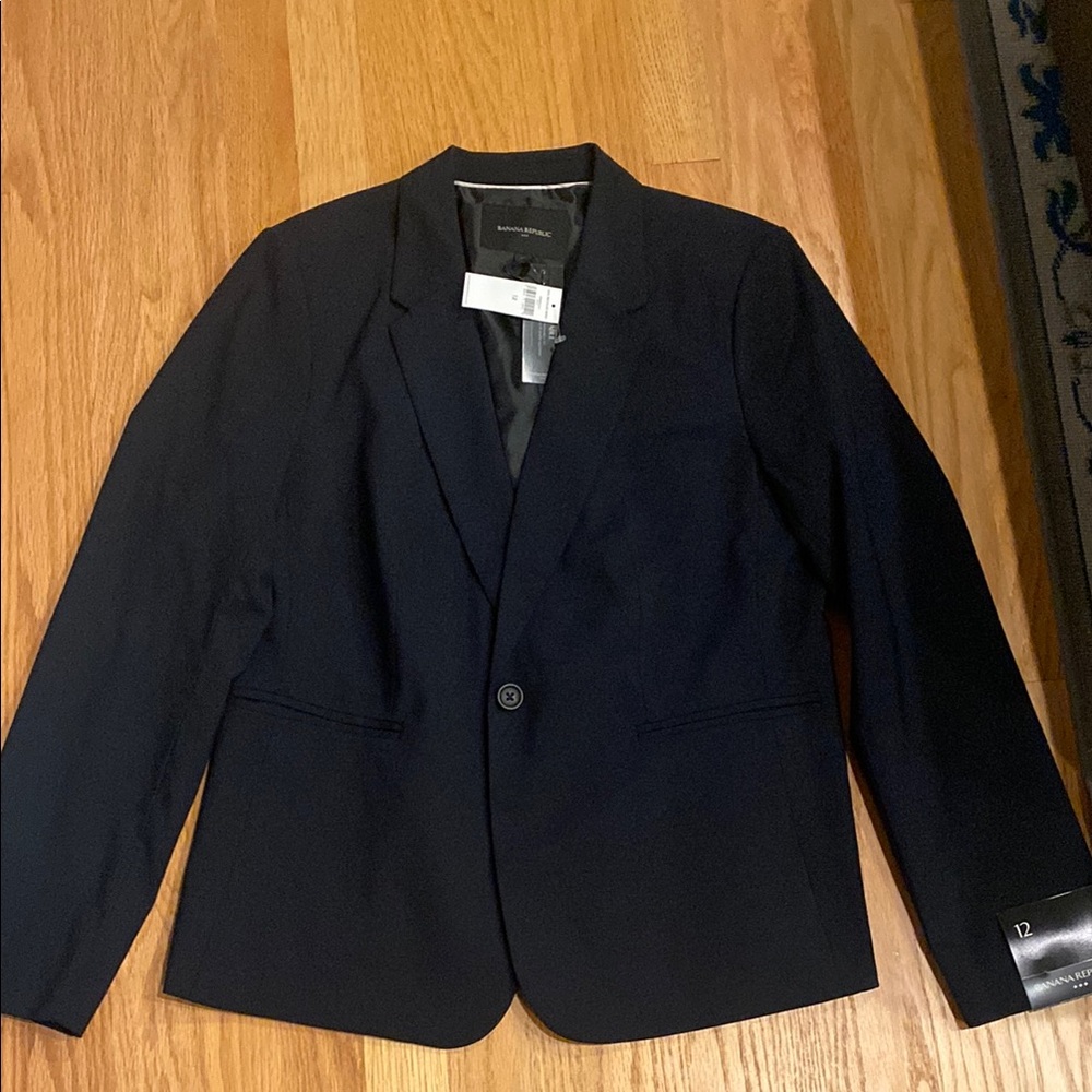 Banana Republic Black Tailored Jacket